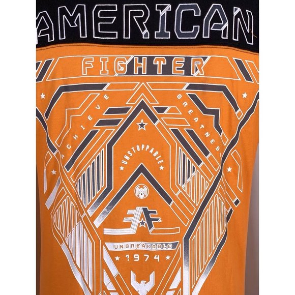 AMERICAN FIGHTER Men's T-Shirt L/S NOBLE TEE - Picture 6 of 9